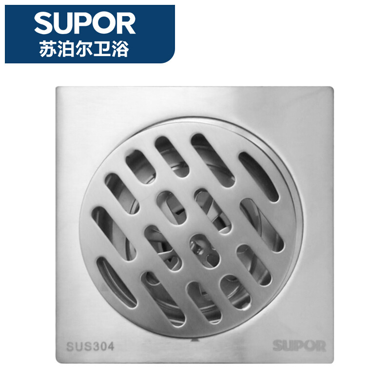 苏泊尔（SUPOR）卫浴304不锈钢洗衣机卫生间淋浴室防臭地漏5100T4-11-LS