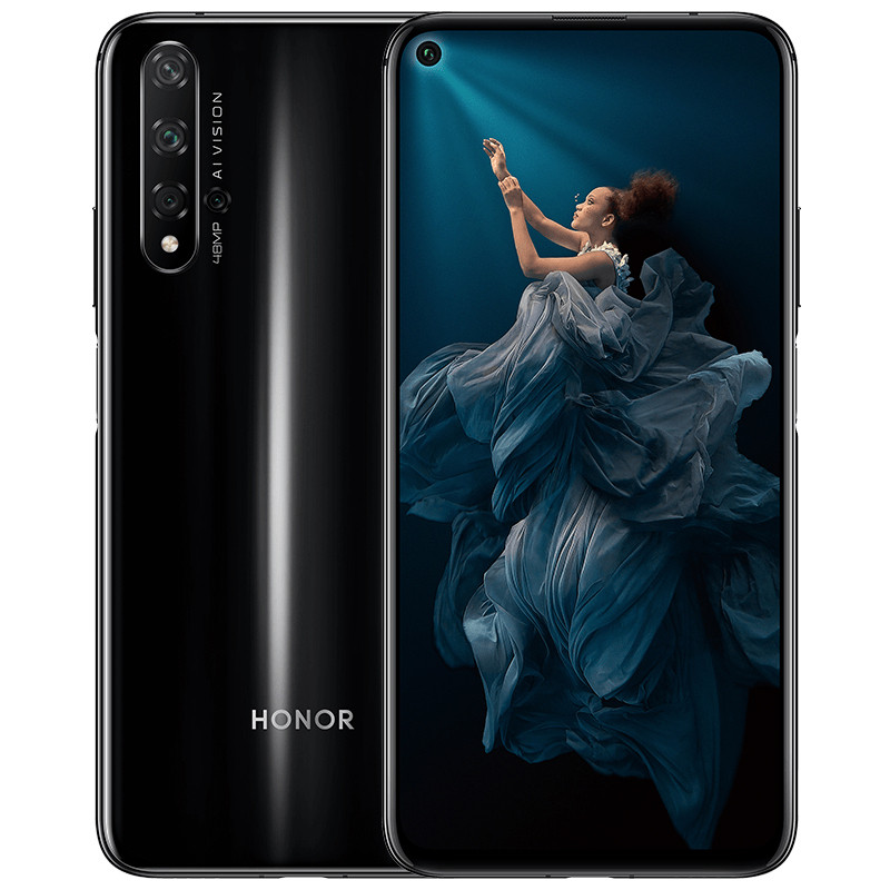 华为荣耀20 全网通版8GB+256GB 幻夜黑 NH