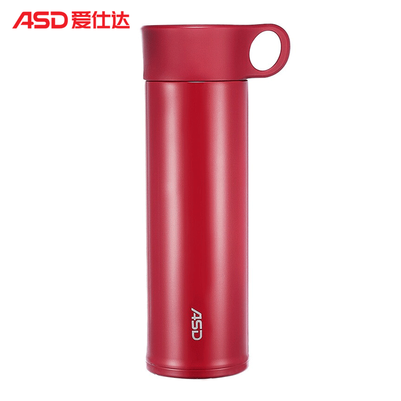 爱仕达保温杯双层304不锈钢真空保温杯壶男女士大容量RWS45B7WG 450ml 烈焰红-RWS45B7WG-JR