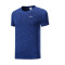 李宁（LI-NING）运动男款圆领透气弹力跑步短袖T恤ATSP125 S ATSP125-3蓝花灰（男）