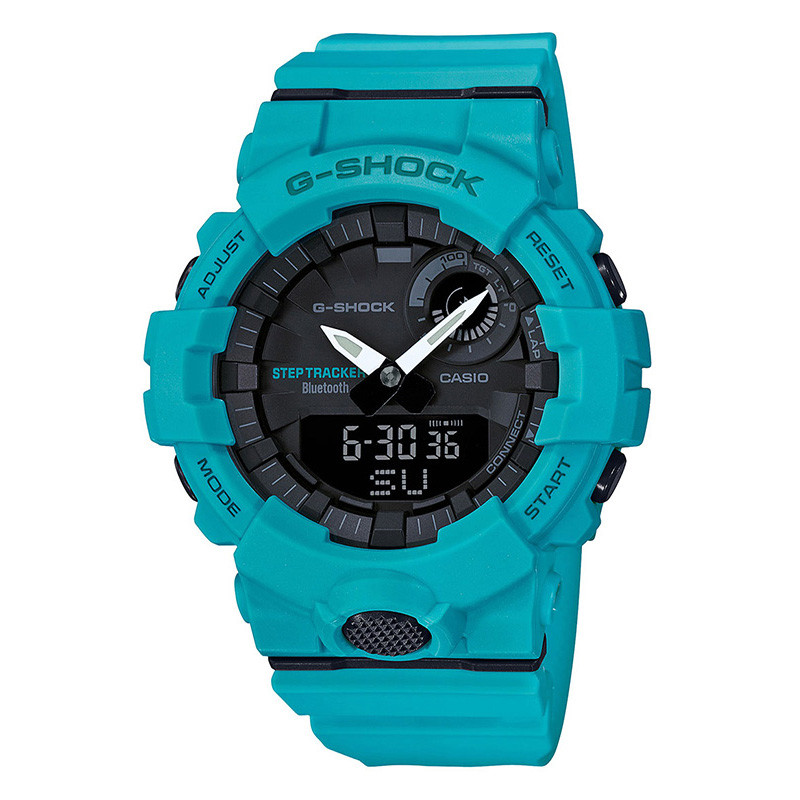 CASIO卡西欧 石英表 男 G-SHOCK系列日韩品牌运动休闲男士表GBA-800-2A2 GBA-800-2A2