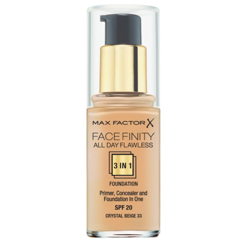 MAXFACTOR 蜜丝佛陀 三合一防晒粉底液 30毫升 #33水晶白