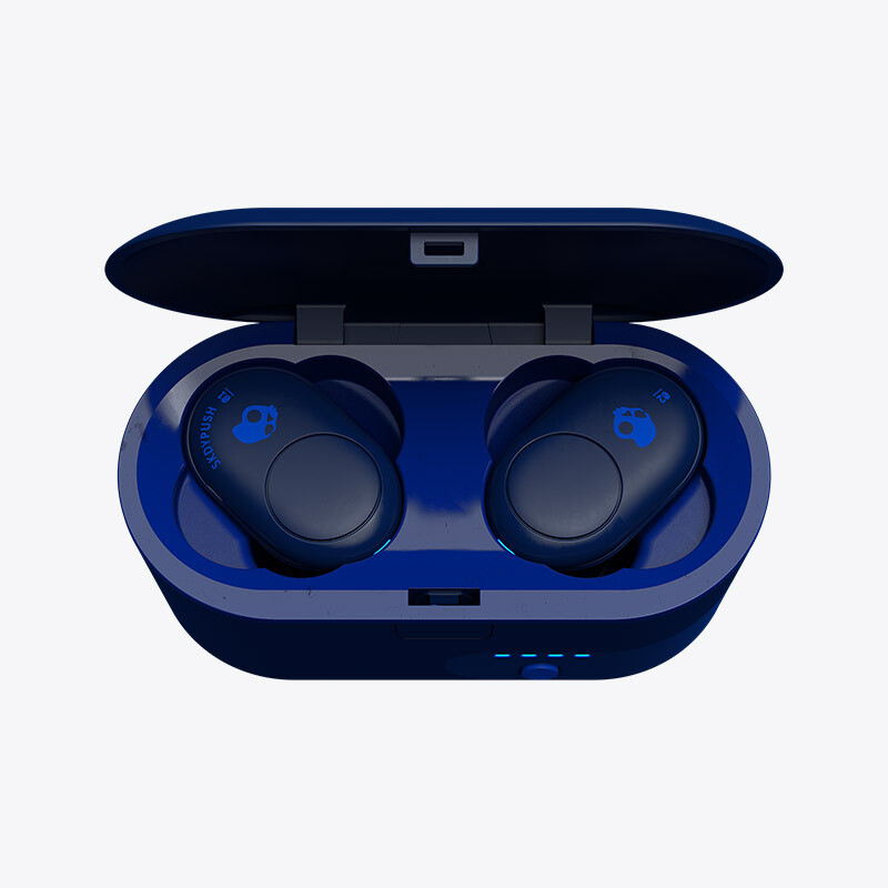 斯酷凯蒂(Skullcandy) PUSH S2BBW-M717 真无线入耳式蓝牙耳机 商务通话时尚耳塞 紫蓝色