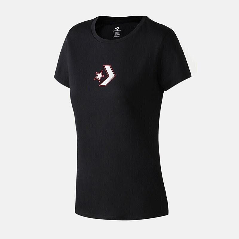 CONVERSE(匡威)ConverseStarChevronCrewTee秋季女 S 10008156-A01黑色