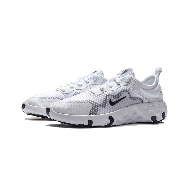 NIKE男女大童休闲鞋舒适透气轻便一脚蹬跑步运动鞋CD6906 CD6906-100白色+黑 38码/适合脚长235mm