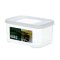 禧天龙Citylong H-4047冰箱收纳盒塑料保鲜盒储物盒 密封盒生鲜蔬菜水果冷藏冷冻盒 0.9L单个装 白色