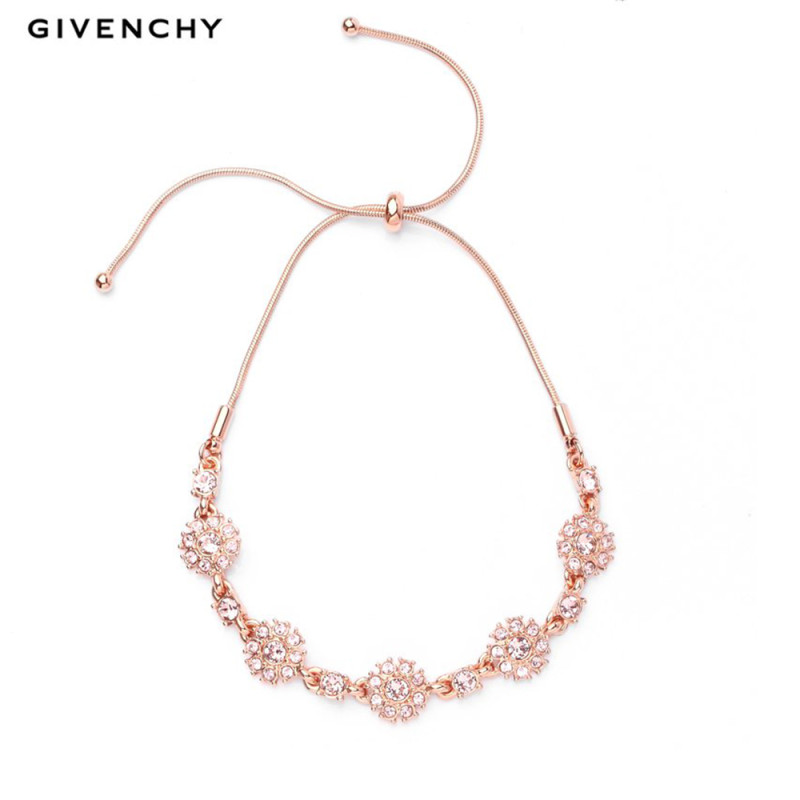 Givenchy/纪梵希 清新花语系列施华洛世奇人造水晶可调节手链