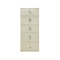 齐商 QS-023 五节扣手文件柜 850*390*2050 -TY 银色