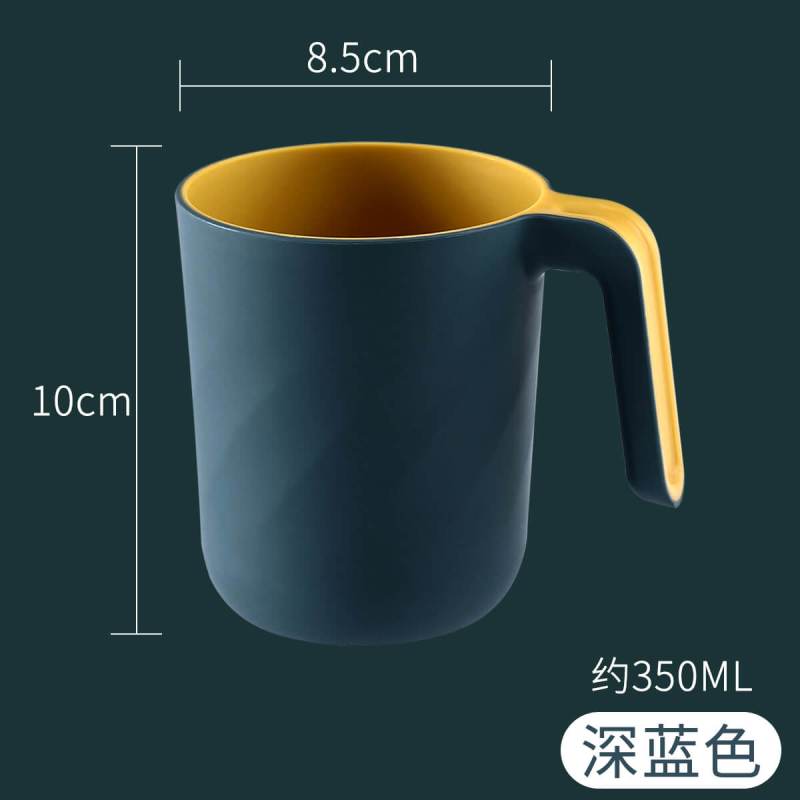 刷牙杯北欧-简约旅行-漱口杯-家用情侣洗漱杯套装 创意 儿童牙缸 【带手柄款】北欧深蓝