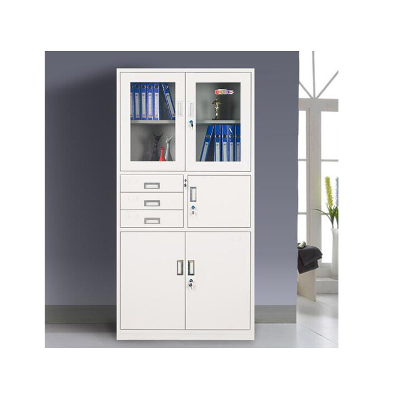 東業家具(DONGYE FURNITURE) 偏三保文件柜 办公铁皮柜 储物柜 银色