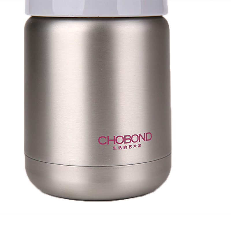 肖邦(CHOBOND) 朵云真空休闲杯男女士泡茶杯便携时尚水杯 290 mL CB-Z89 银色