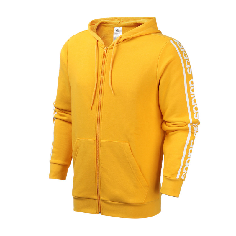 阿迪达斯男服夹克外套连帽开衫串标休闲运动服EI5616 M EI5616橙色
