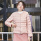 冰洁2019秋冬新款轻薄羽绒服女短款圆领百搭韩版修身内胆打底外套J90131108 185/104A 深绯红1216