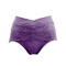 日本进口 厚木 ATSUGI 女士花边束腹裤 塑性矫正 88229 蓝紫色 LL