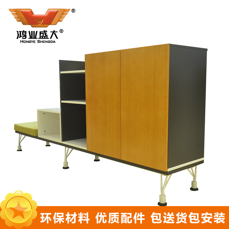 鸿业盛大简约现代办公柜FSH60-0623木质文件柜储物拆装书柜