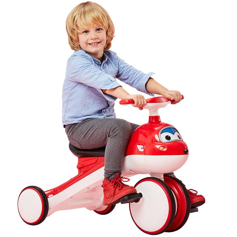 超级飞侠 儿童三轮车宝宝脚踏车2-3-6岁轻便男女孩玩具车可坐 超级