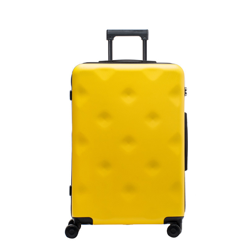 不莱玫2020新款小型箱子ins学生男行李箱PC万向轮拉杆箱女静音密码旅行箱子 磨砂黄 20寸