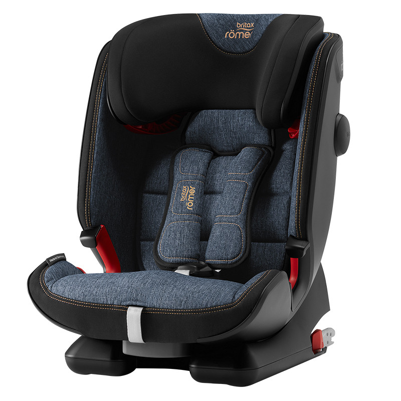 宝得适（Britax）安全座椅德国原装进口百变骑士4（约9个月-12岁） 牛仔蓝