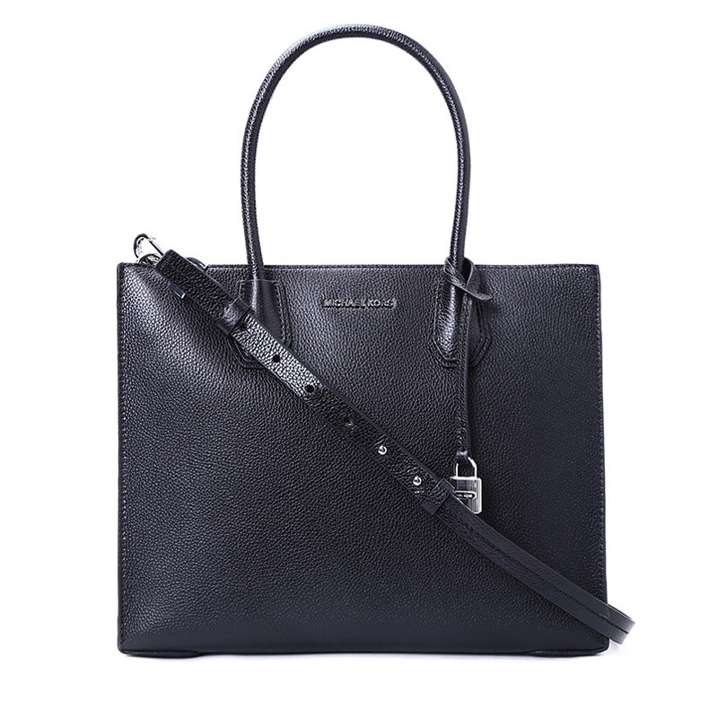 Michael Kors/迈克·科尔斯 女士Mercer大号手拎斜挎包 30F6SM9T3L 黑色