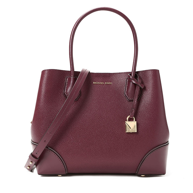 MK Mercer Corner 手拎包 中号 30H7GZ5T6A 酒红色