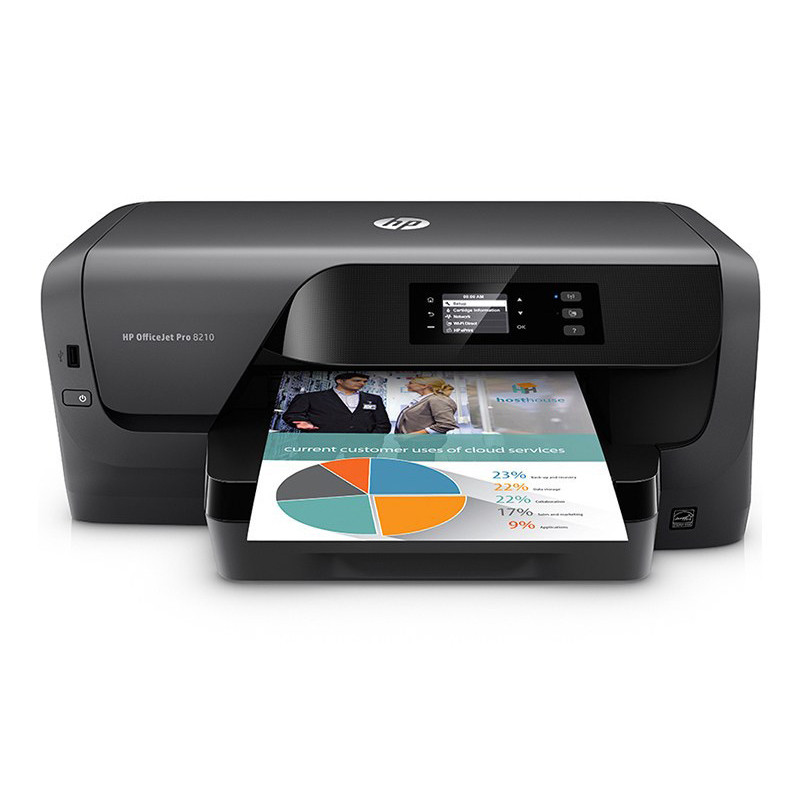 惠普（HP）OFFICEJET PRO 8210喷墨打印机（有线网络 无线WiFi 自动双面）（XL）
