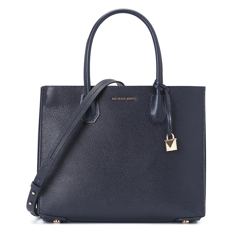 MK Mercer 风琴款手拎包 大号 海军蓝