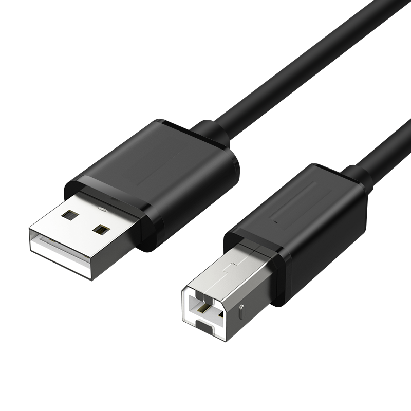 晶华 usb2.0打印机数据线方口数据加长佳能惠普爱普生通用连接线电脑延长线 3米