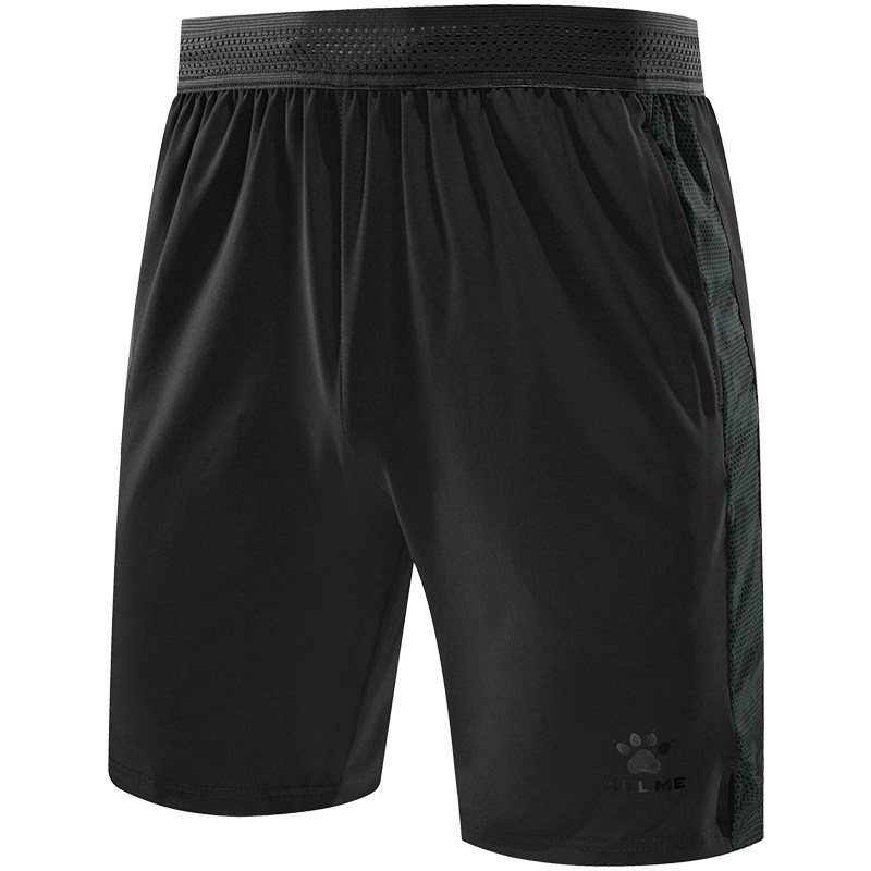 KELME/卡尔美运动短裤男式夏季宽松透气五分裤速干跑步训练裤 XXXL 黑色-3981505