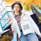 工装棒球服女韩版宽松连帽短款复古外套2019秋季新款长袖夹克潮 M 白色