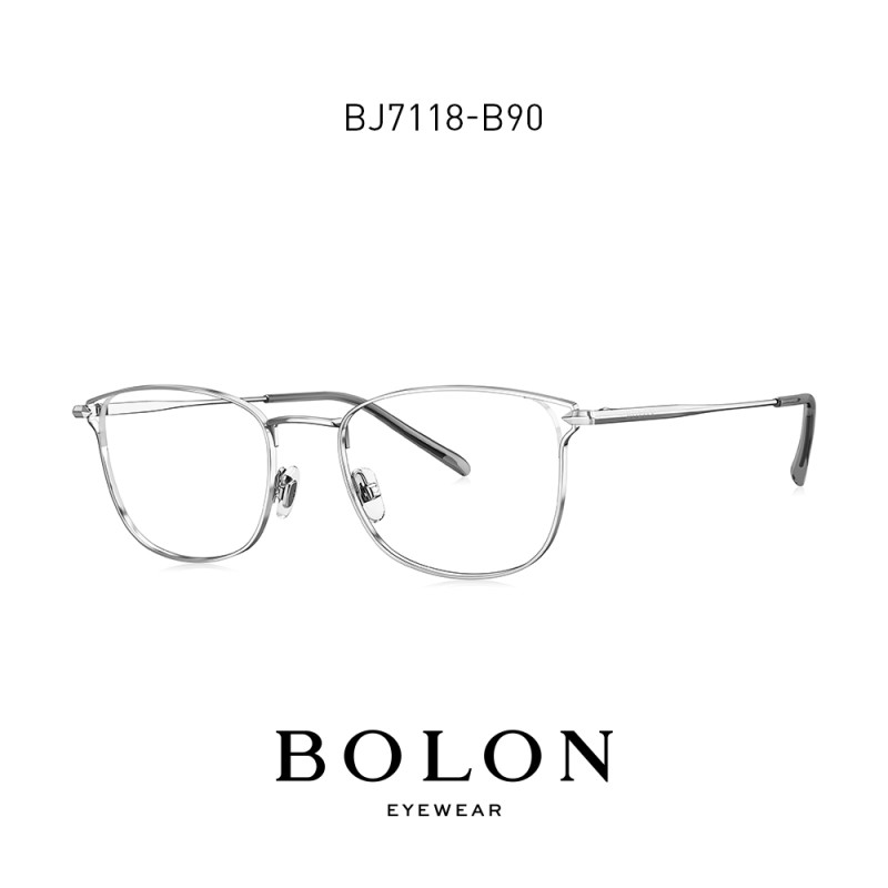 BOLON暴龙2019新款复古光学镜女款金属近视镜时尚 眼镜架BJ7118 BJ7118B90