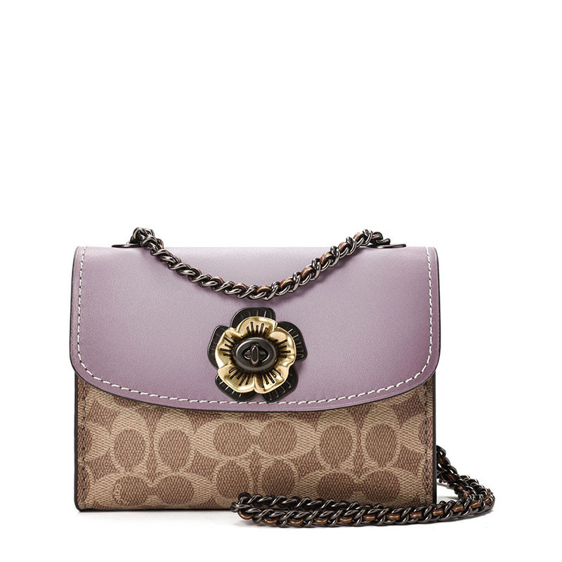 Coach PARKER 18 山茶花单肩包 30591 拼色