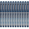 宝克(baoke) PC988医生处方笔中性笔蓝黑色笔芯碳素笔水笔文具用品 0.5mm 蓝黑色 12支/盒 0.5mm12支装