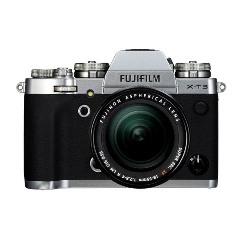 富士（FUJIFILM）X-T3/XT3 XF18-55 微单 银色机身 照相机 2610万像素 翻折触摸屏 4K
