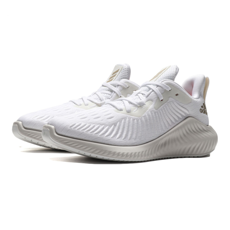 【自营】阿迪达斯男鞋女鞋休闲鞋ALPHABOUNCE小椰子跑步运动鞋G28585 G28585白/淡米白 37码