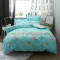 泰念磨毛四件套花草款 1.2米三件套被套150*200cm 行云流水