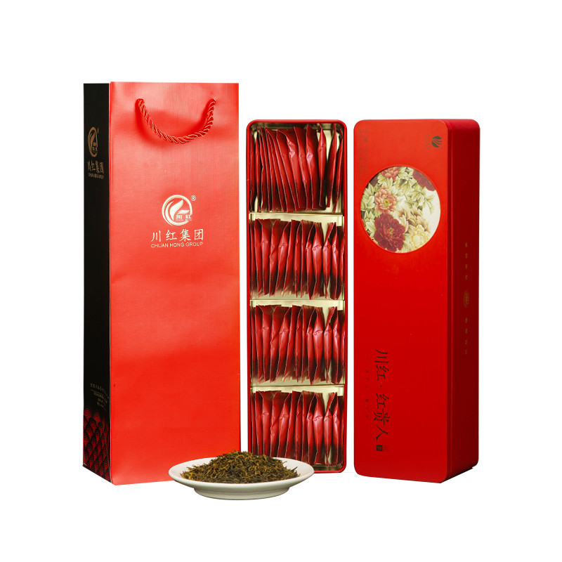 川红茶业 红贵人特级红茶茶叶156g/盒 红茶礼盒