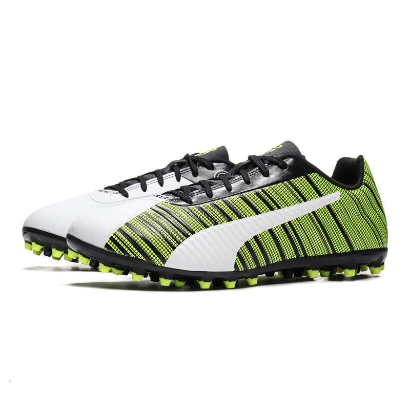 PUMA彪马男鞋运动鞋ONE 5.4 MG碎钉足球鞋105655. 10565503彪马白+黑色+黄色 42.5码