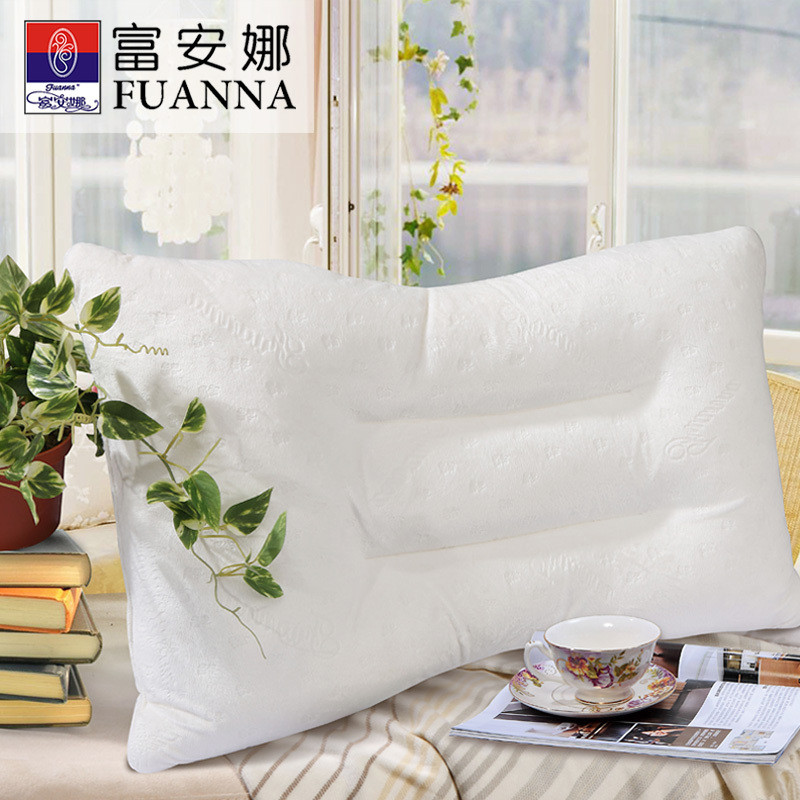富安娜 (FUANNA) 新一代健眠安梦枕60*40cm 850g 白色 单个装 60cm*40cm 白色. 白色 60cm*40cm