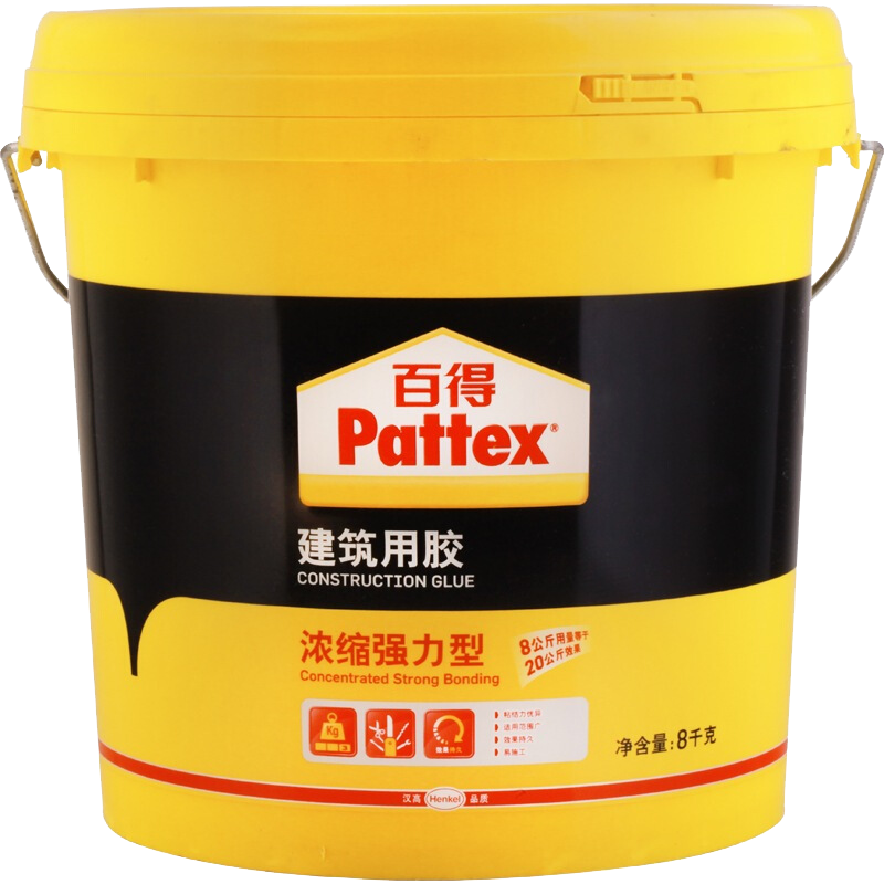 汉高百得（Pattex）PC50 建筑用胶 浓缩强力型 108胶 界面剂 墙固腻子胶 粘接力优异 适用范围广 墙固