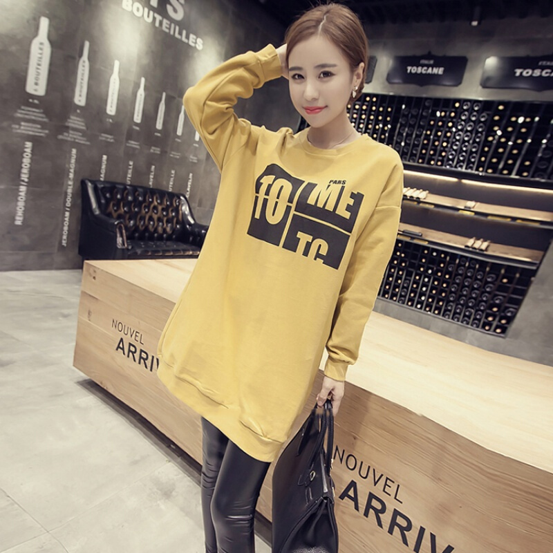 迪鲁奥（DILUAO)孕妇春秋装 孕妇装 孕妇卫衣 休闲宽松长袖卫衣 孕妇T恤B754-30 XL色_613 XXL 默认尺寸