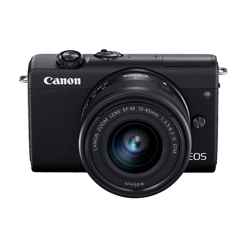 佳能(Canon) EOS M200（EF-M 15-45mm f/3.5-6.3 IS STM）（黑色）