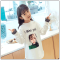 迪鲁奥（DILUAO)儿童春装2019新款洋气女童体T恤中长款假两件长袖女宝宝宽松上衣 联系客服 120cm