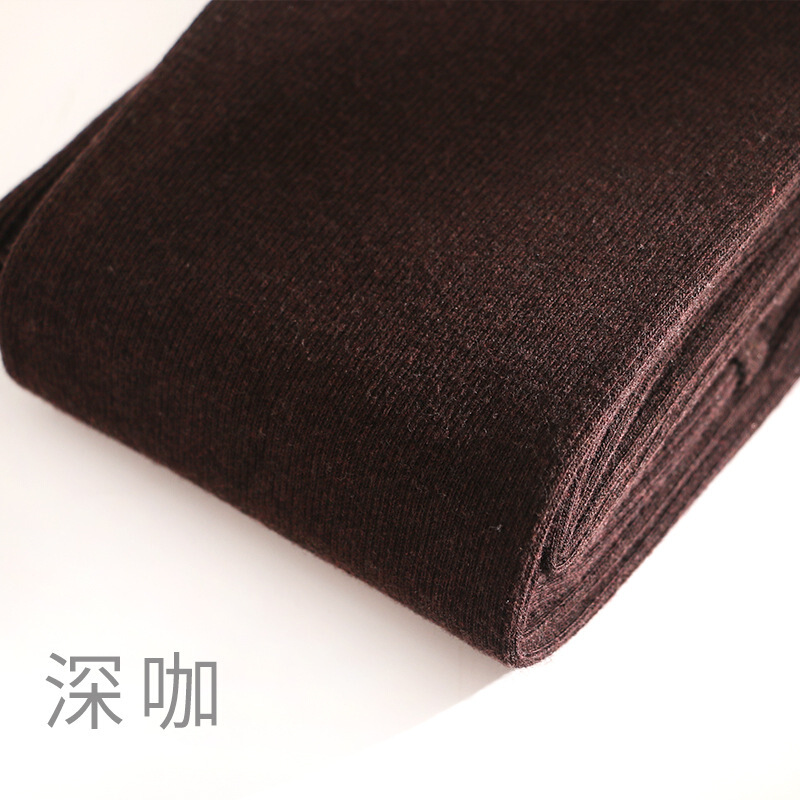 迪鲁奥（DILUAO)抖音网红日系打底裤女外穿打燕麦色连裤袜米色奶咖色踩脚微压薄款春秋新款女装_76 深咖 601/350g