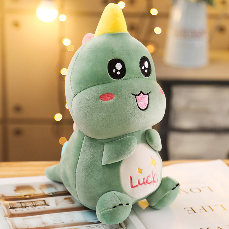 鸱吻幸运星恐龙毛绒玩具（45cm 绿色 三合一款）