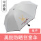 小清新伞晴雨两用 折叠太阳伞 创意防紫外线防晒遮阳黑胶小黑伞 兔子