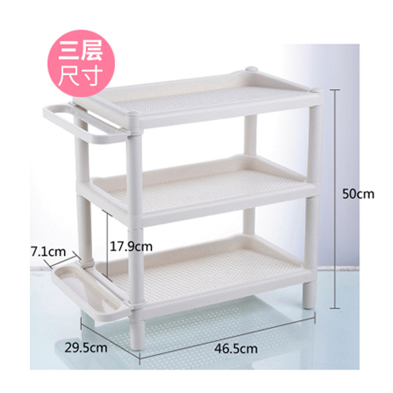 简易多层鞋架 - 家用经济型宿舍寝室防尘收纳鞋柜 一 组装小鞋架子 BY-6229大号鞋架三层