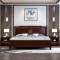 一米色彩 新中式实木床双人床高箱储物床1.8米 1.5m中国风别墅轻奢现代婚床 卧室家具 1.8米标准床+弹簧床垫