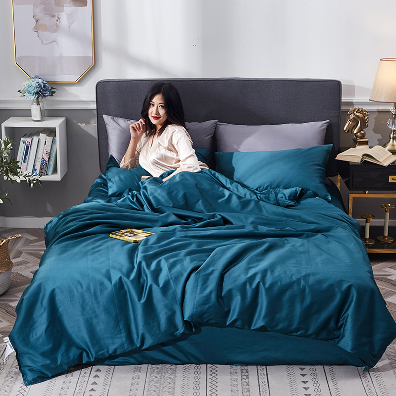 唛乐斯Mallas 纯色简约高支全棉桑蚕丝榨蚕丝被 蚕丝夏被蚕丝冬被标准2米加大2.2米被芯 2.2*2.4m4.5斤 墨绿色（100%榨蚕丝）