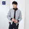 HLA海澜之家舒适棒球领羽绒服2019秋冬轻薄外套男 HWRAJ3R016A 浅灰31 185/100A/XXL