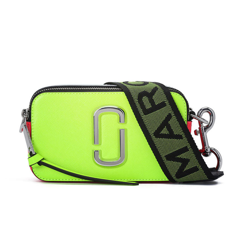 Marc Jacobs Snapshot 荧光单肩包 小号 M0014503 荧光绿